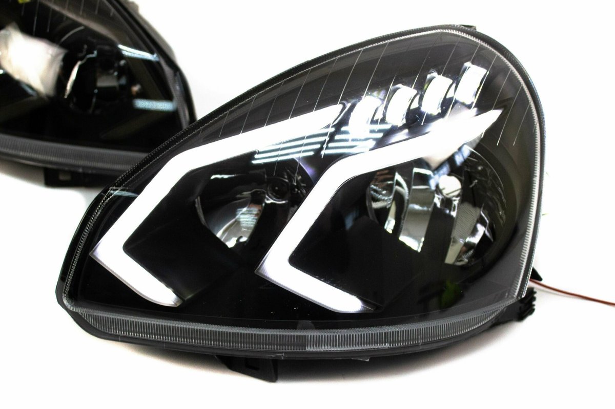 Приора фары Мерседес