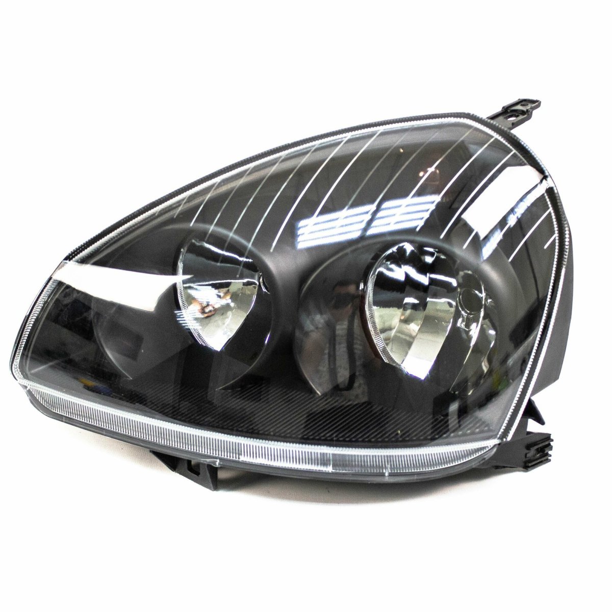 Черные маски фар Приора