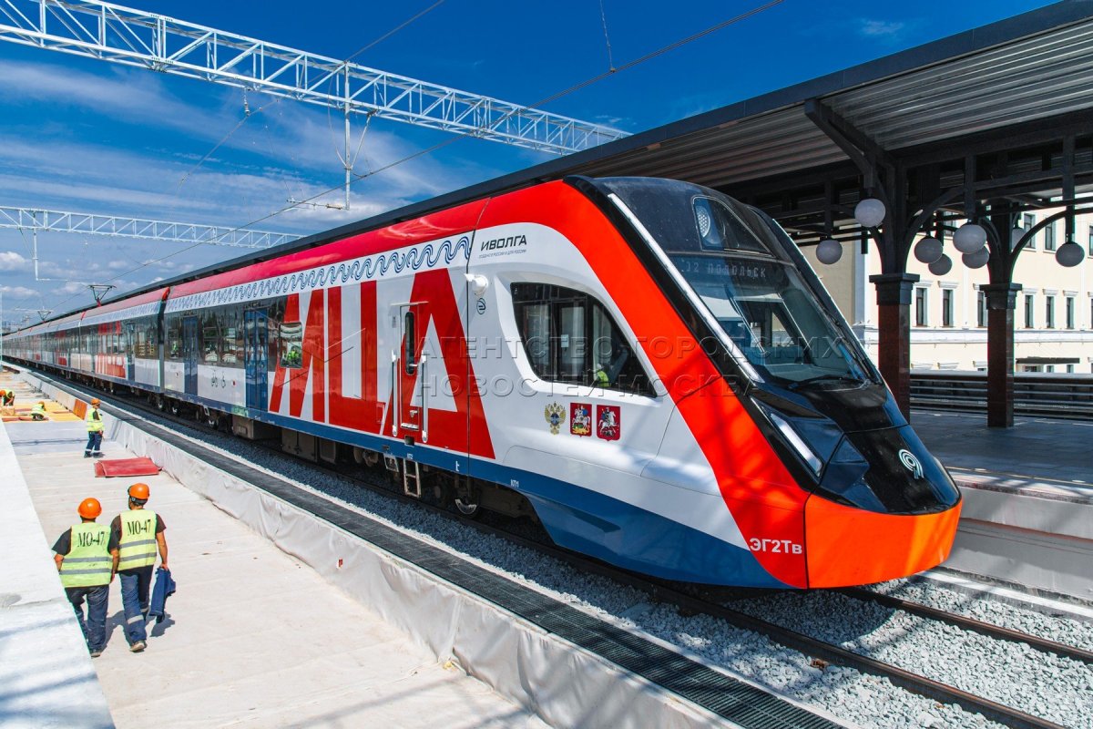 Иволга электропоезд МЦД 3