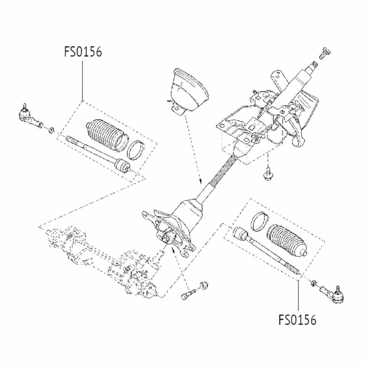 Fixar fs0955 тяга рулевая