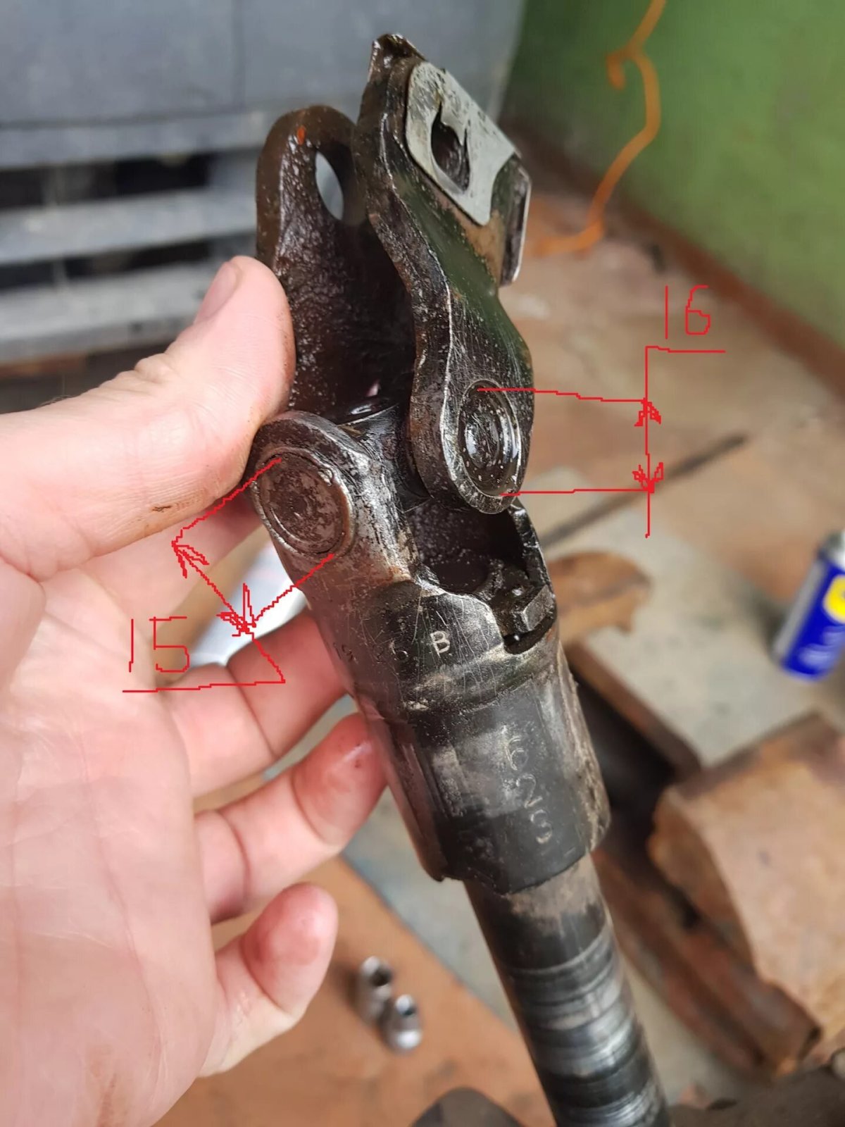 Рулевой кардан Рено Симбол 1.4