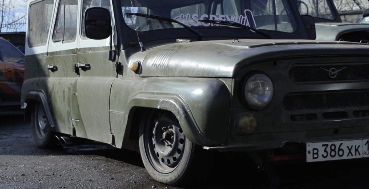 Заниженный УАЗ 469