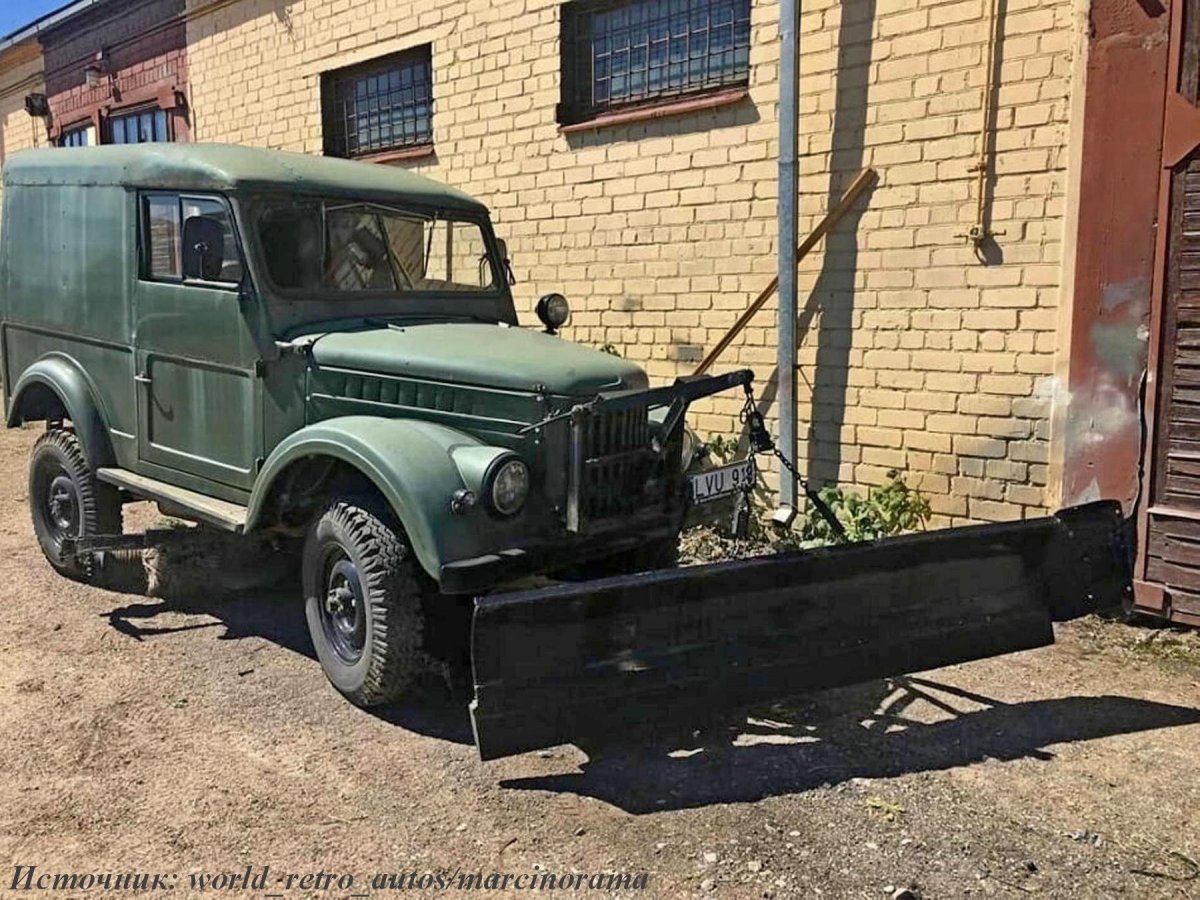 ГАЗ-69 Т-3 тротуароуборочная машина