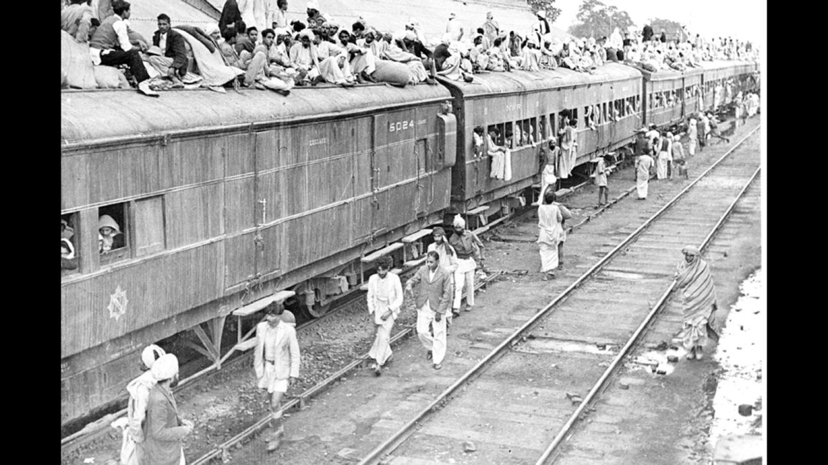 Поезд с беженцами Индия 1947