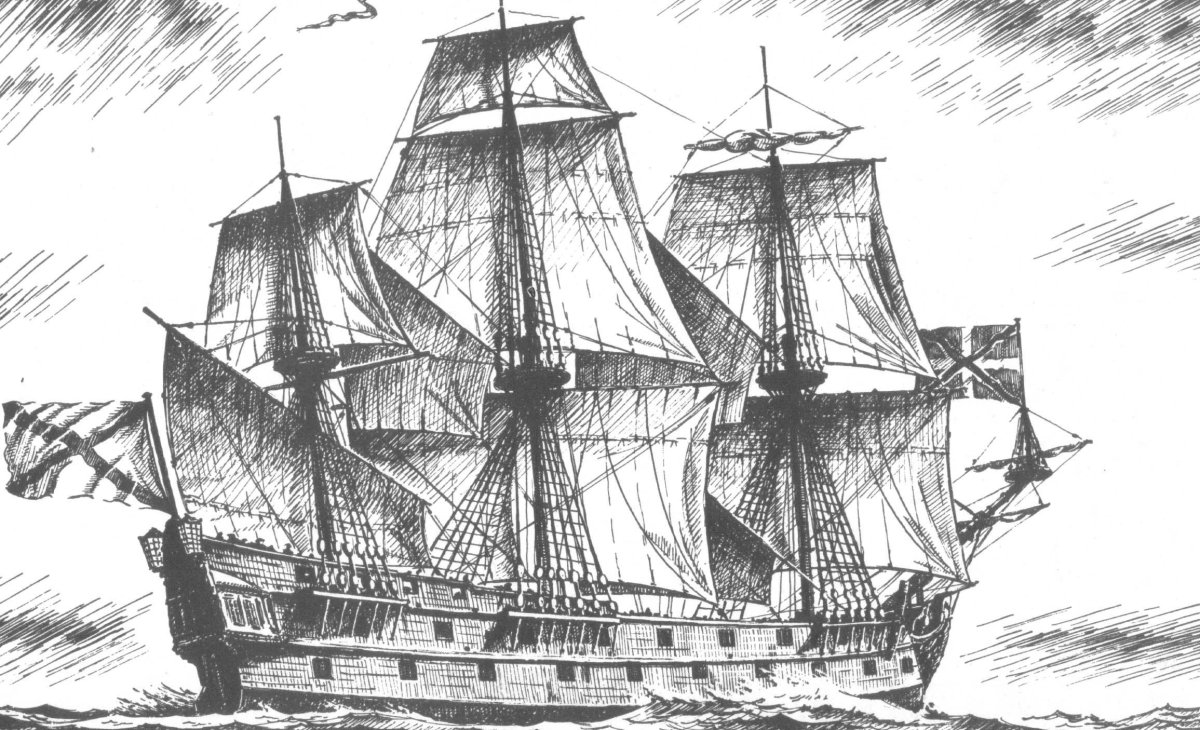 Линейный корабль Гавриил 1713