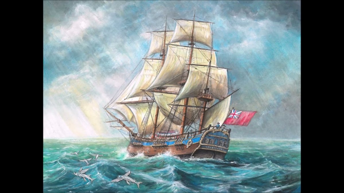 Корабль Резолюшн Джеймс Кук