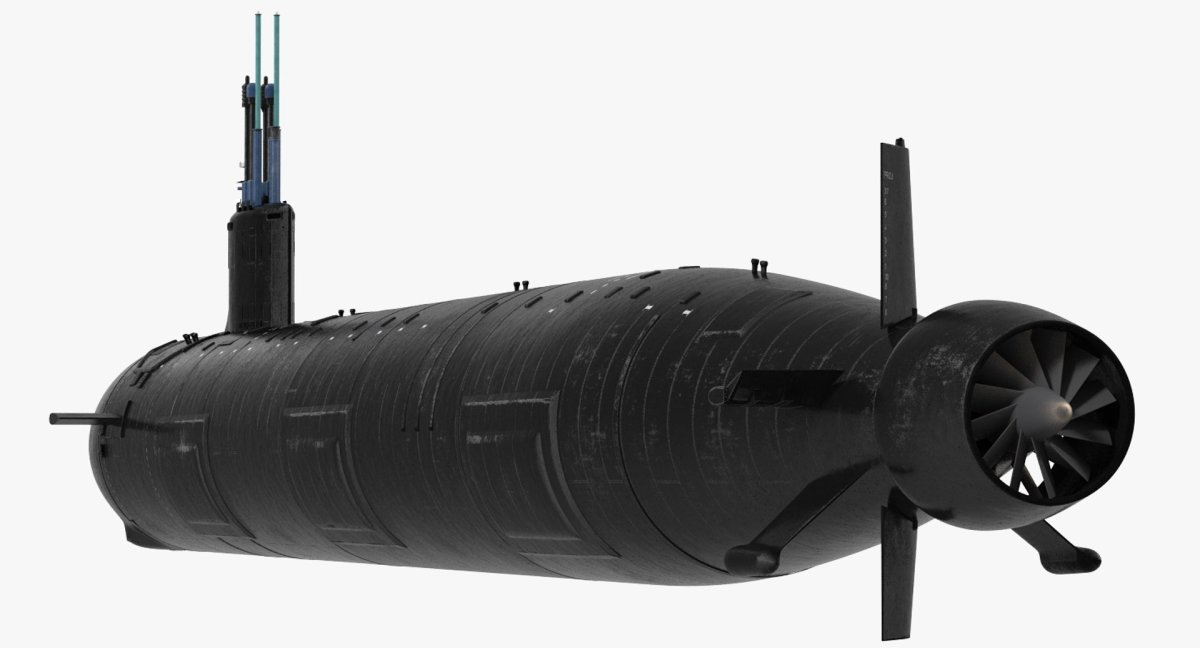 Us Submarine Virginia SSN-774 3d model
