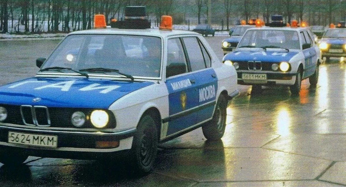 BMW e34 милиция