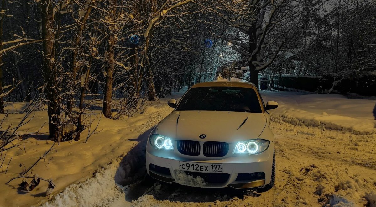 БМВ 530 зимой