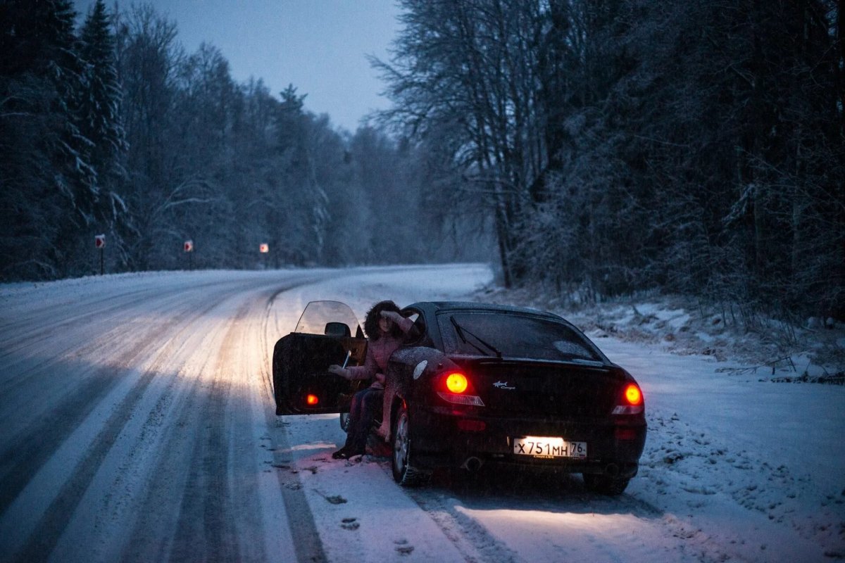 Машина зима