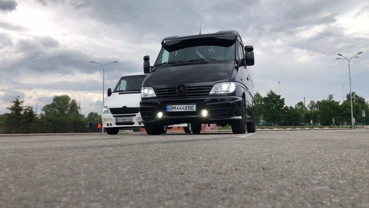 Mercedes Sprinter тюнинговый в Бишкеке год 2003
