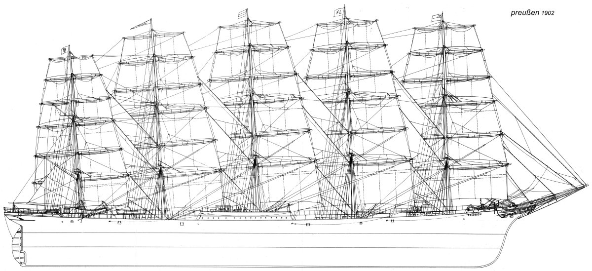 Барк Седов чертежи