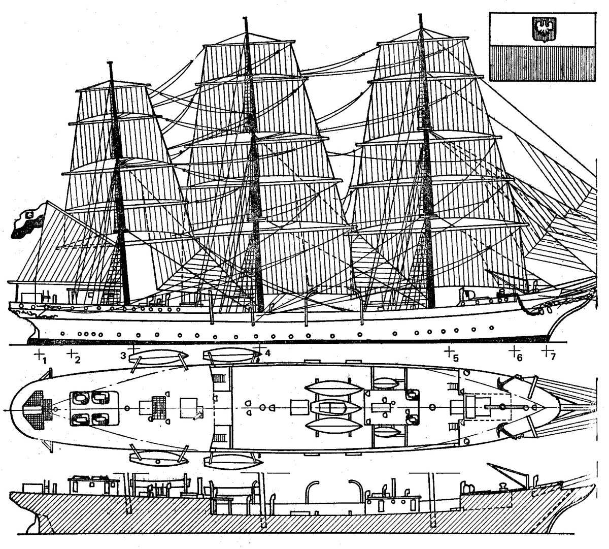 Парусник дар Поможа