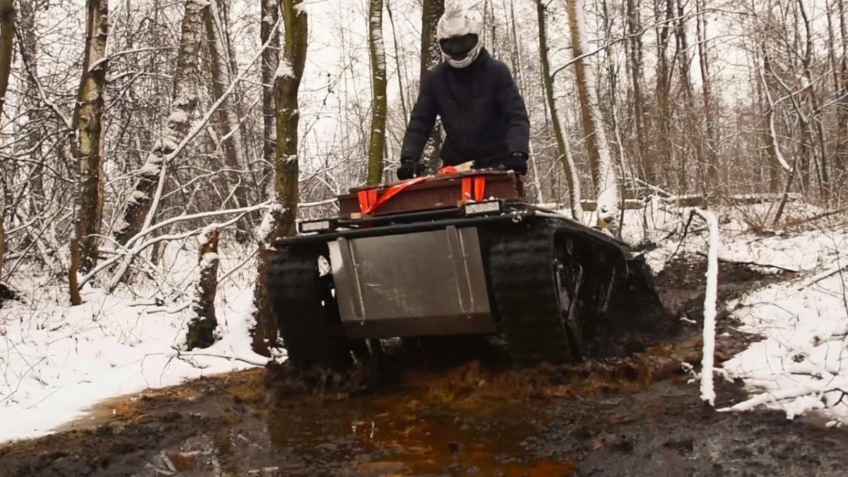 Гусеничный квадроцикл "патруль"