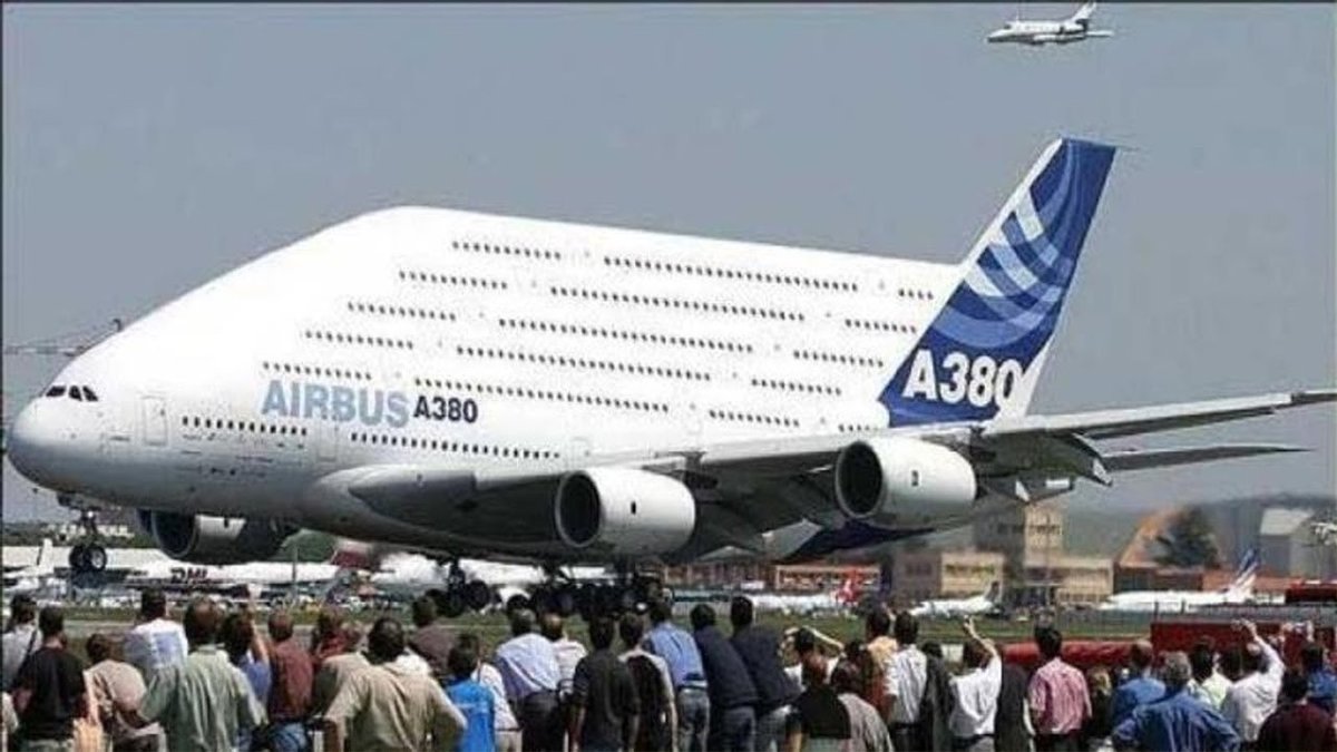 Самый большой Аэробус а380