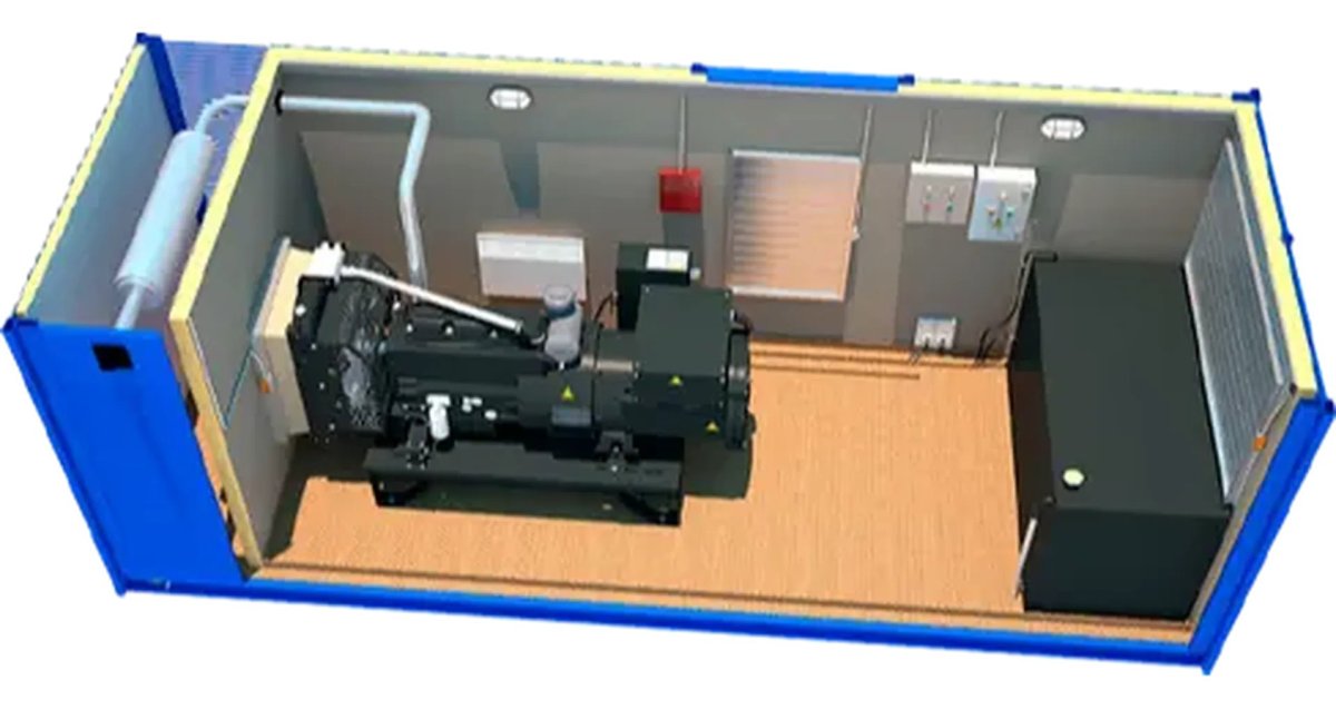 Блок-бокс дизельной электростанции ДЭС-1000