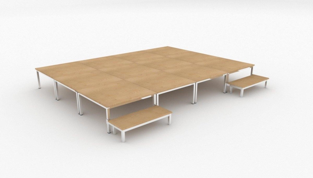 Мобильный стальной сценический подиум 2х2