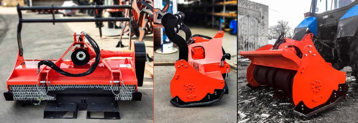Мульчер на мини погрузчик