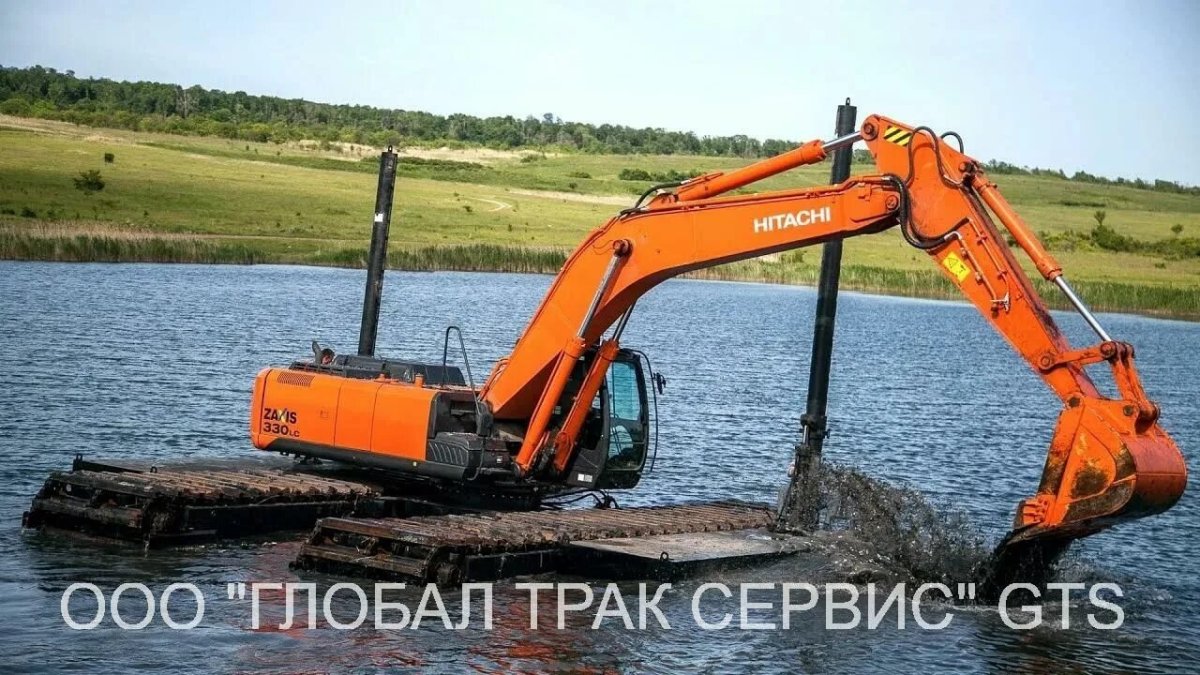 Экскаватор-амфибия Hitachi zd200