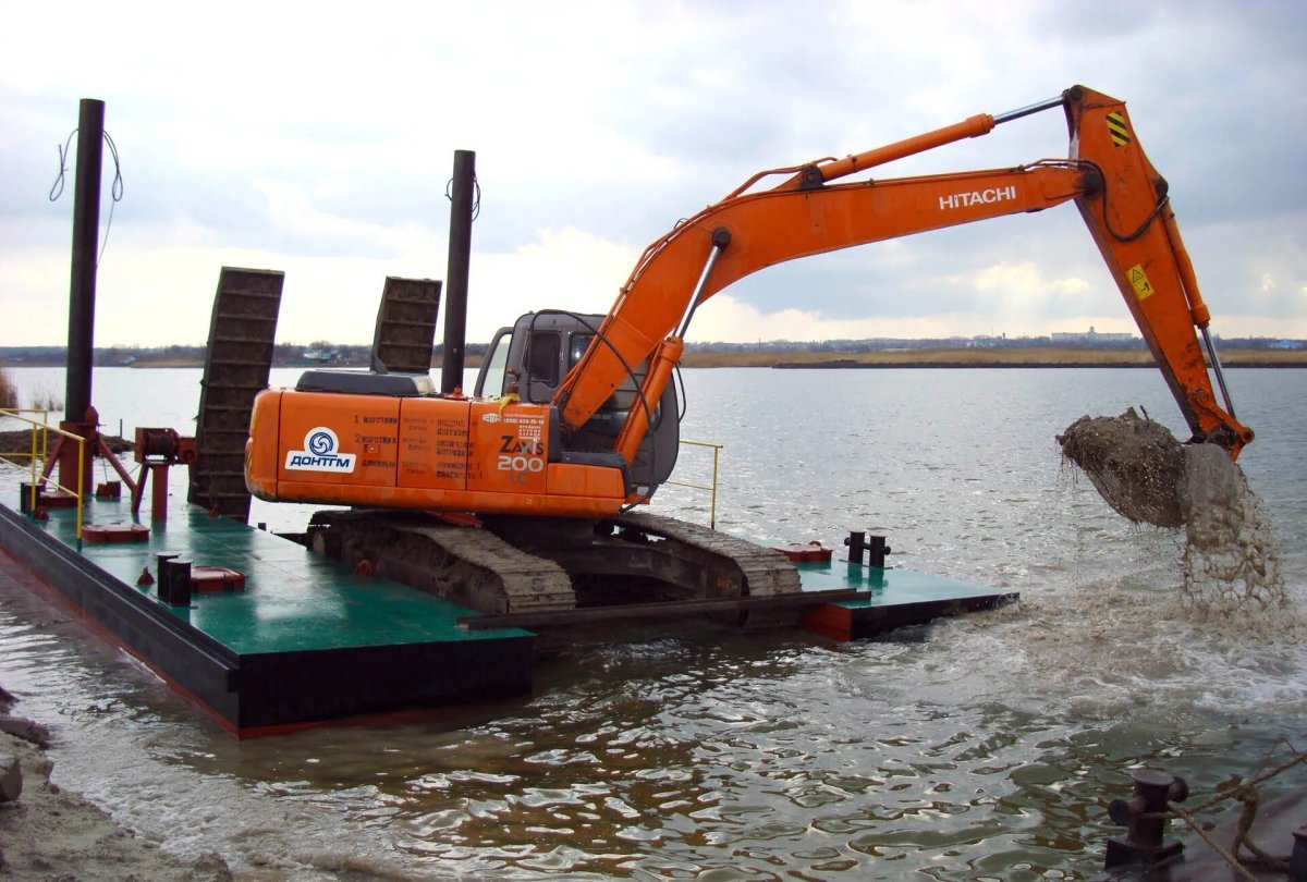 Понтон экскаваторный ПЭ-60