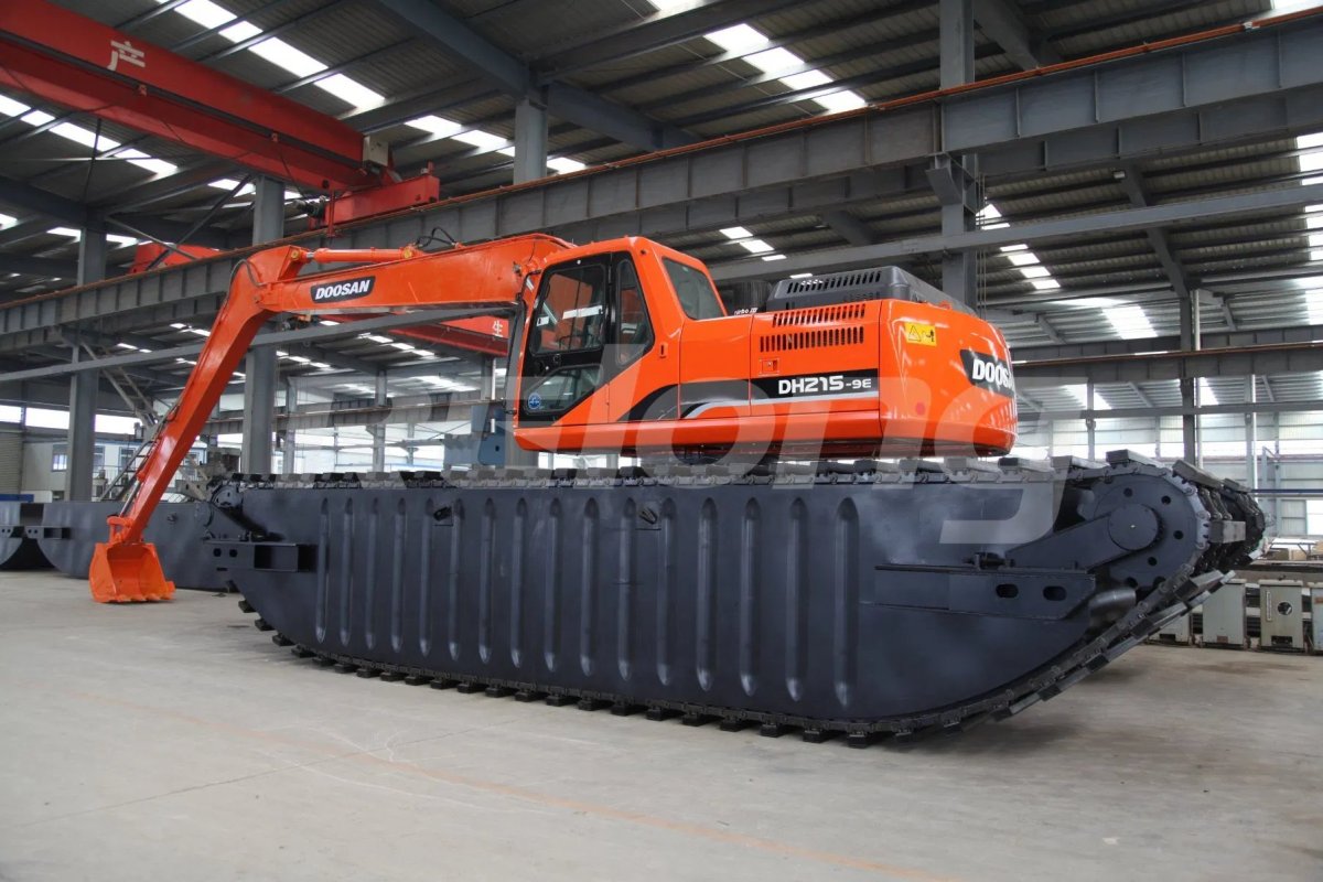 Гусеничные понтоны для экскаватора