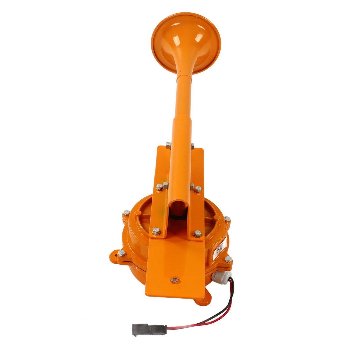 Автомобильный гудок желтого цвет