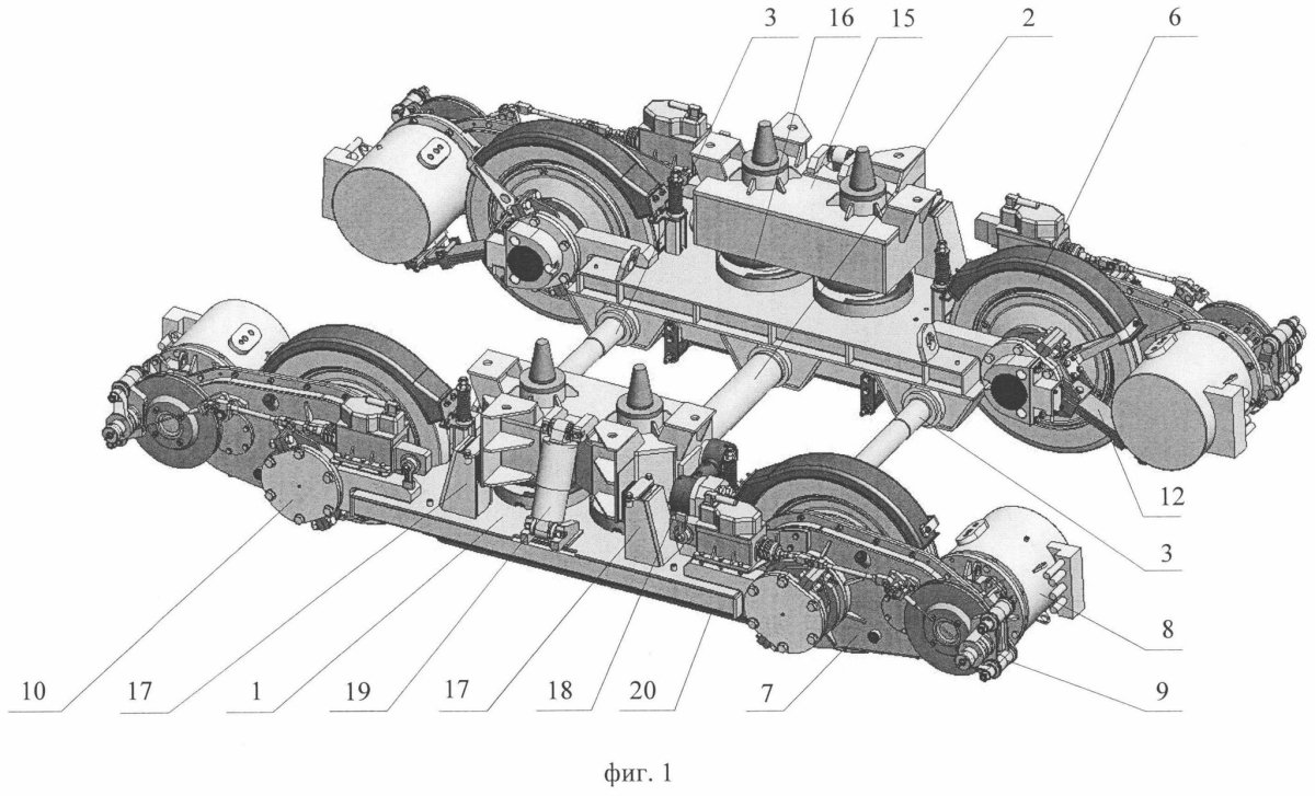 Тележка трамвайного вагона КТМ-5