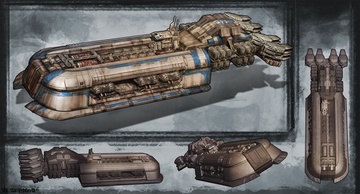 Шахтёрский корабль Звёздные войны