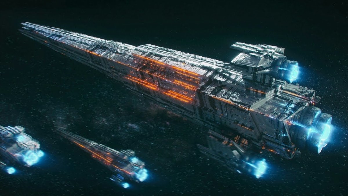 Космический линкор Sci Fi