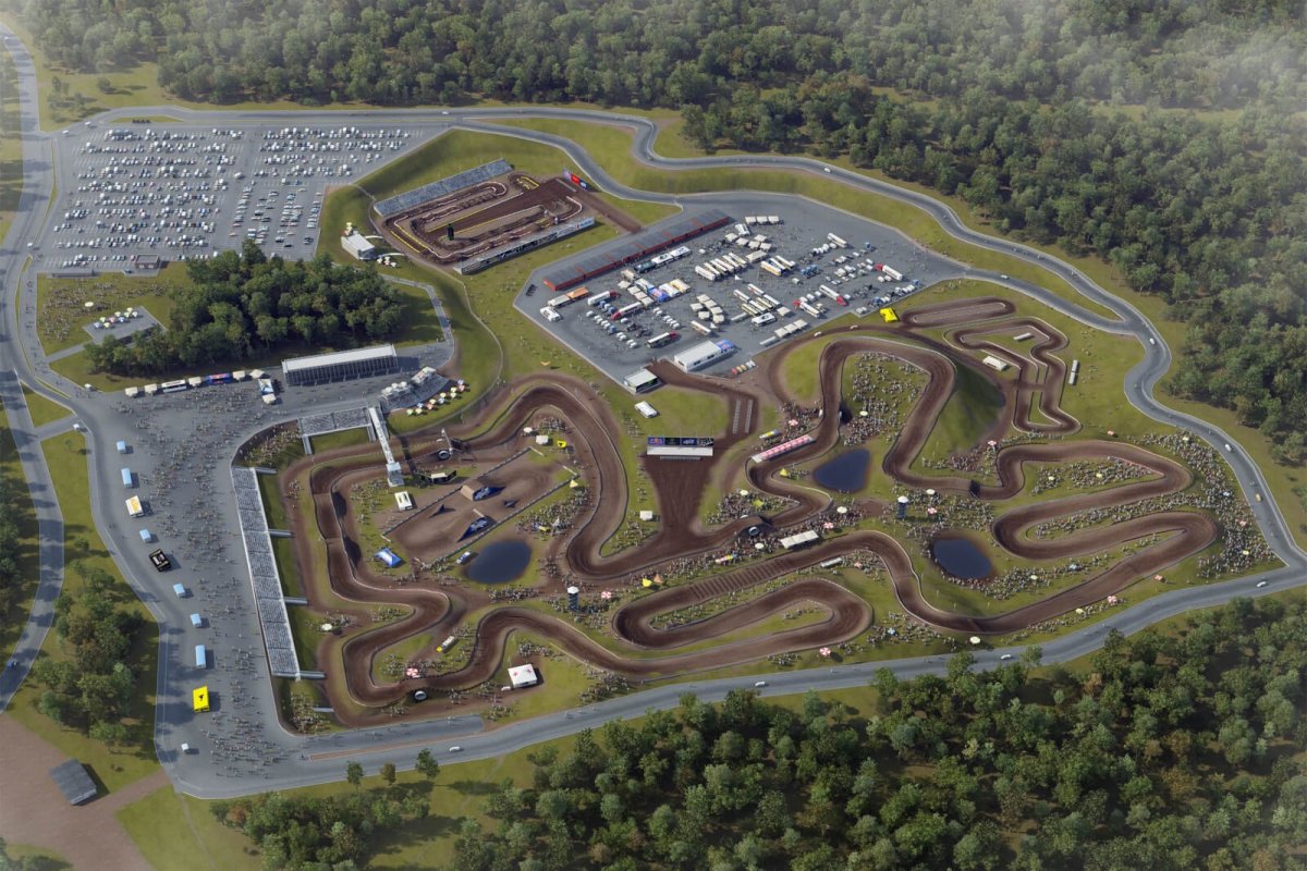 Проект трассы для мотокросса