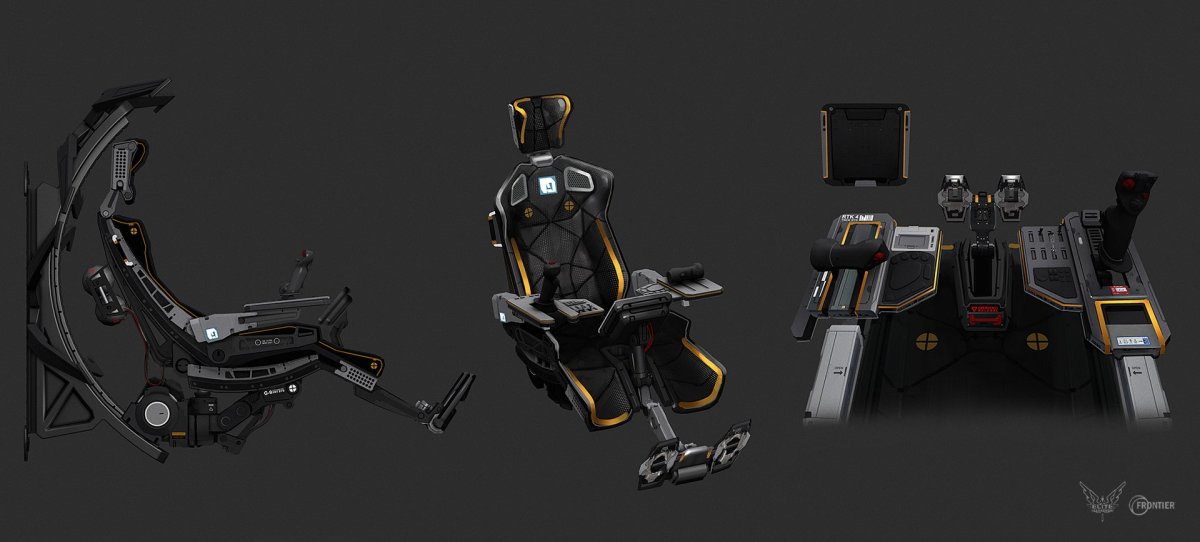 Star Citizen кресло пилота