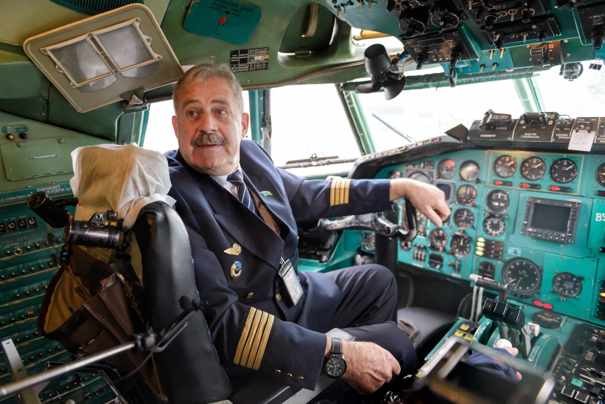 Ту 154 кабина