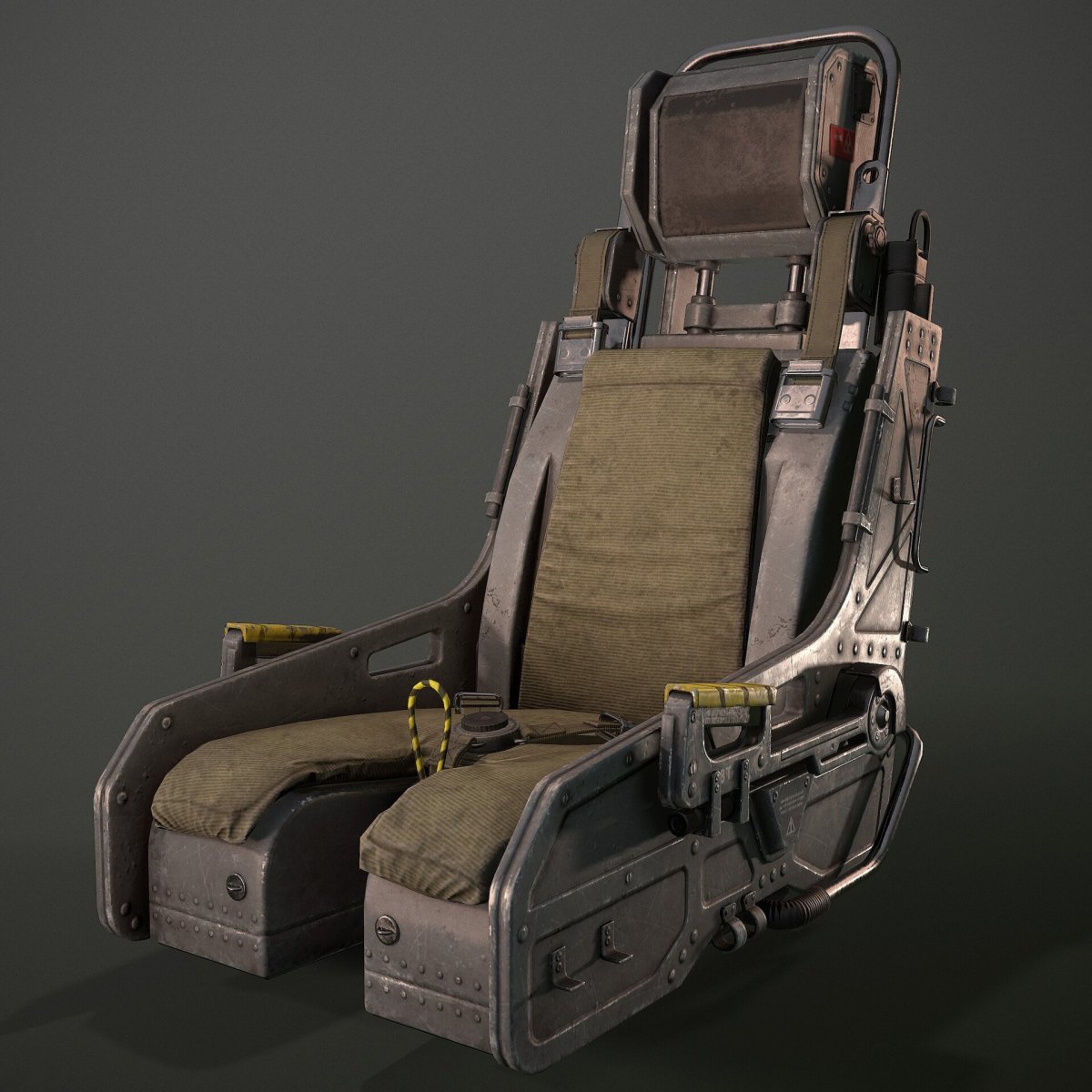 Кресло пилота Sci Fi звездолёта