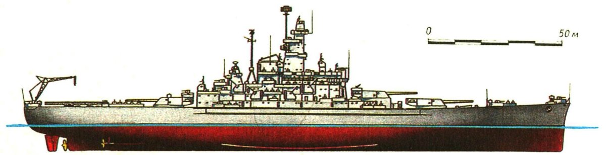 Линкор Саут Дакота чертежи