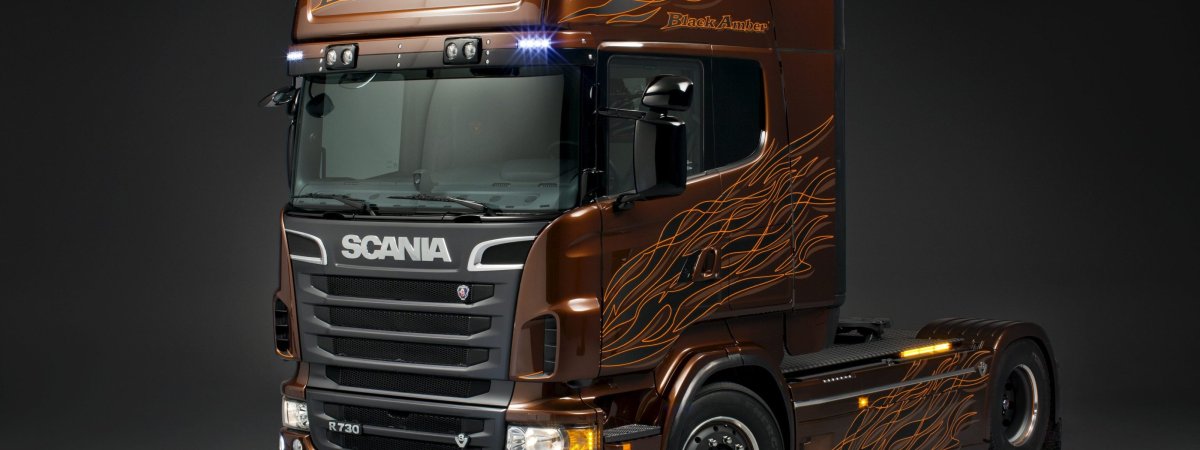 Scania r730 Black Amber