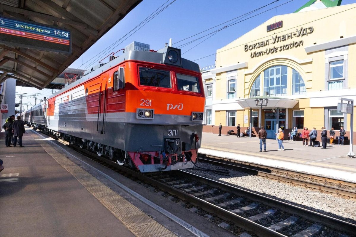 Станция Улан-Батор Монголия