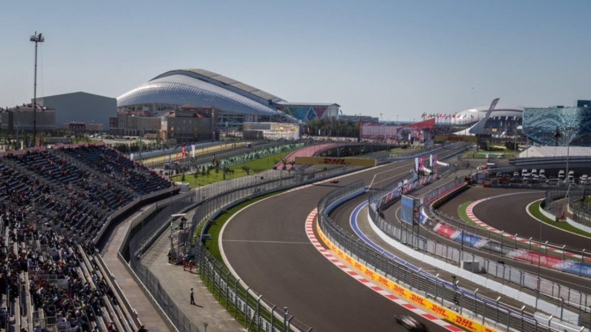 Трасса формулы 1 в Сочи