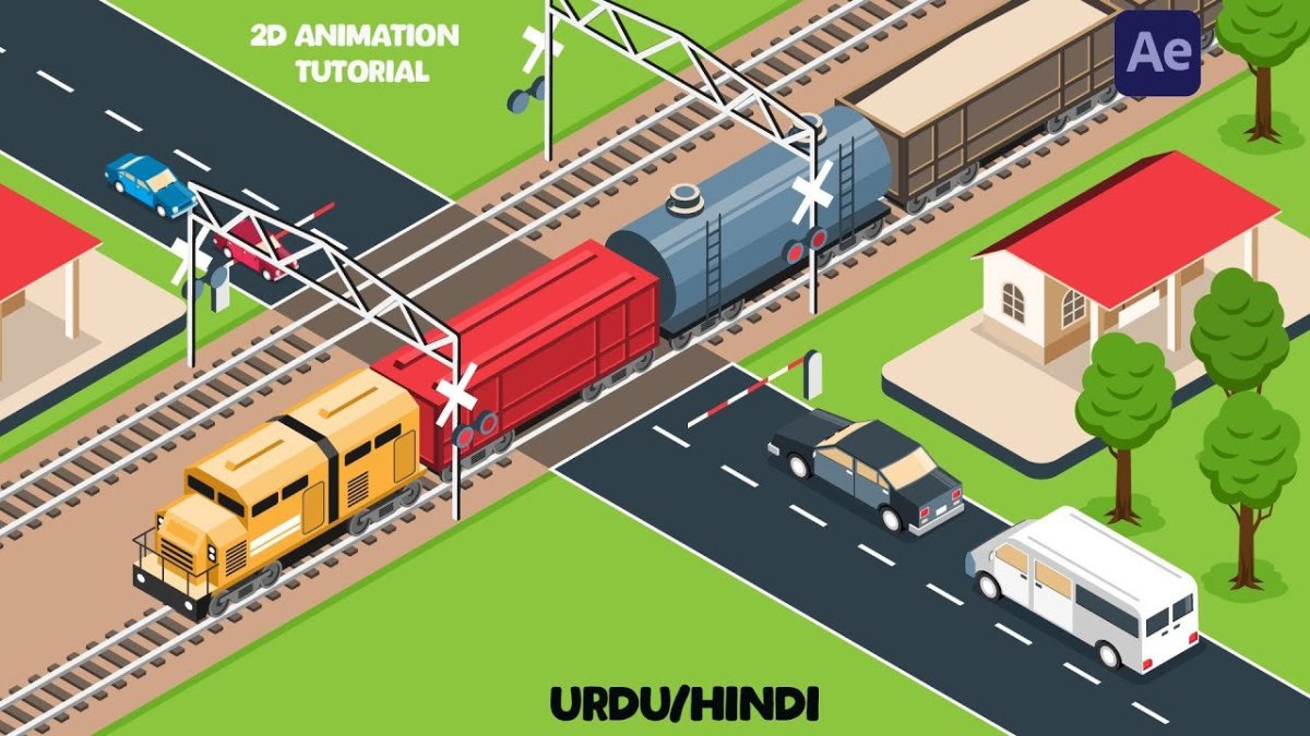 Переезд Векторная иллюстрация