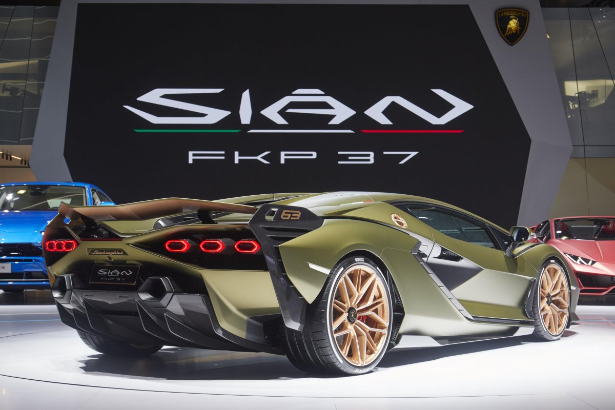 Lamborghini Sián FKP 37 салон
