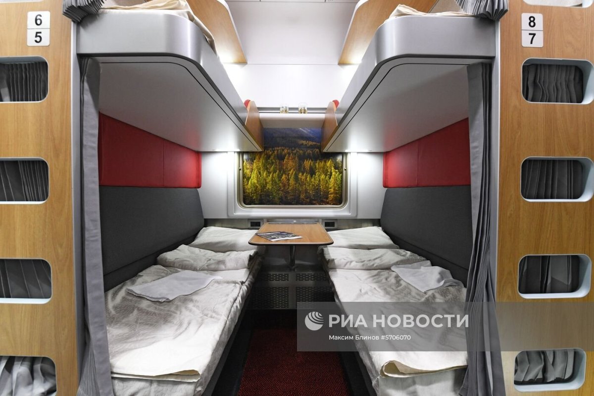 Современные вагоны РЖД плацкарт