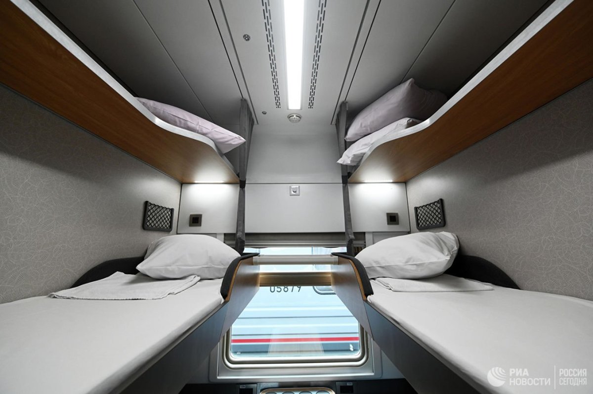 Обновленные вагоны РЖД плацкарт