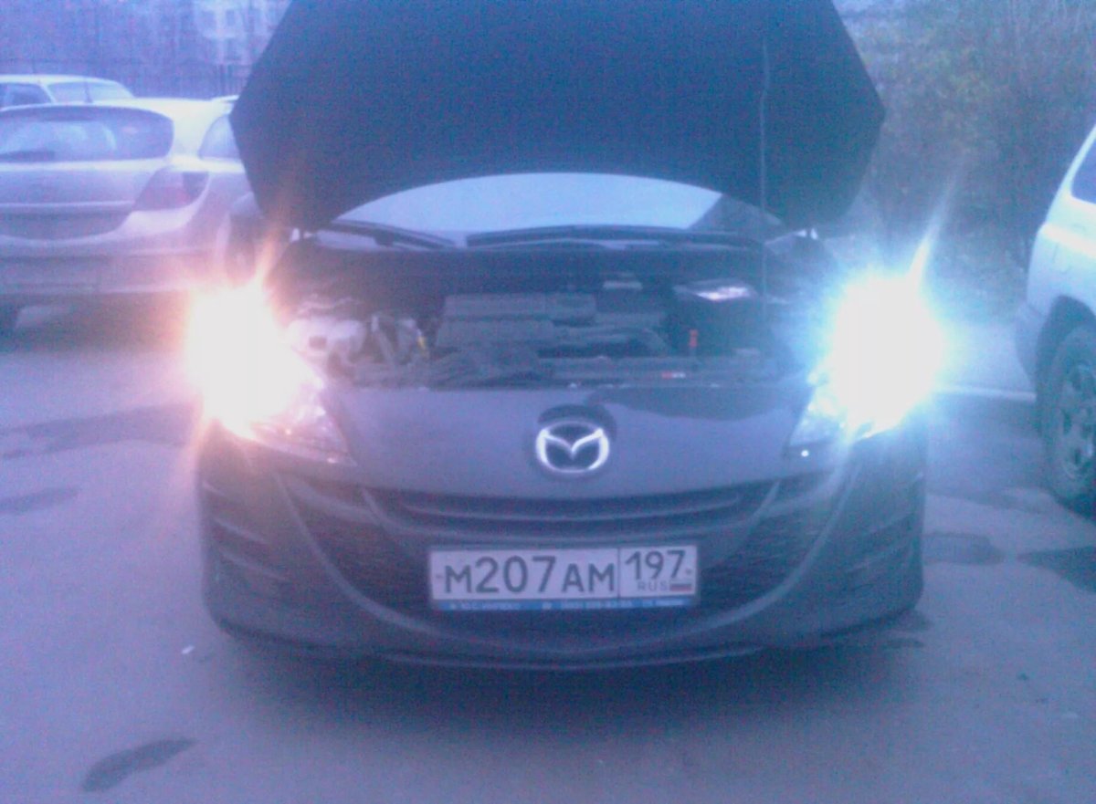 H11 лампы для ближнего света Мазда 3