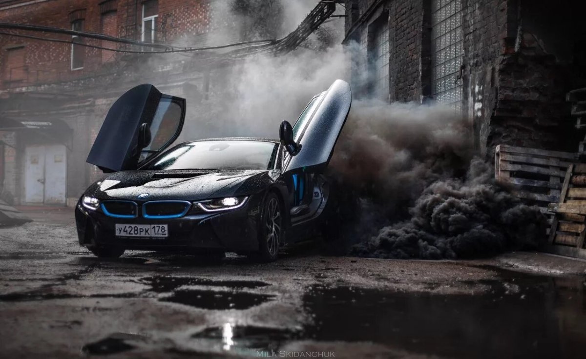 BMW i8 дрифт