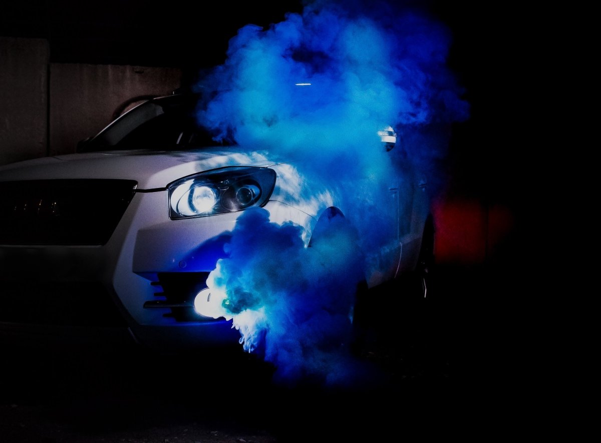 Крутые машины с дымом