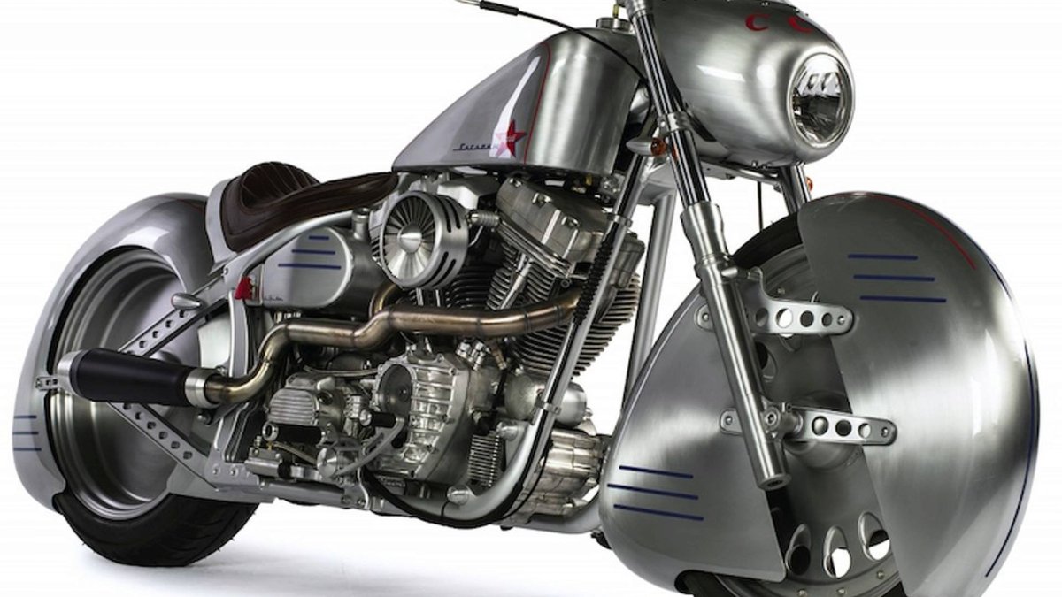 Гагарин и байк