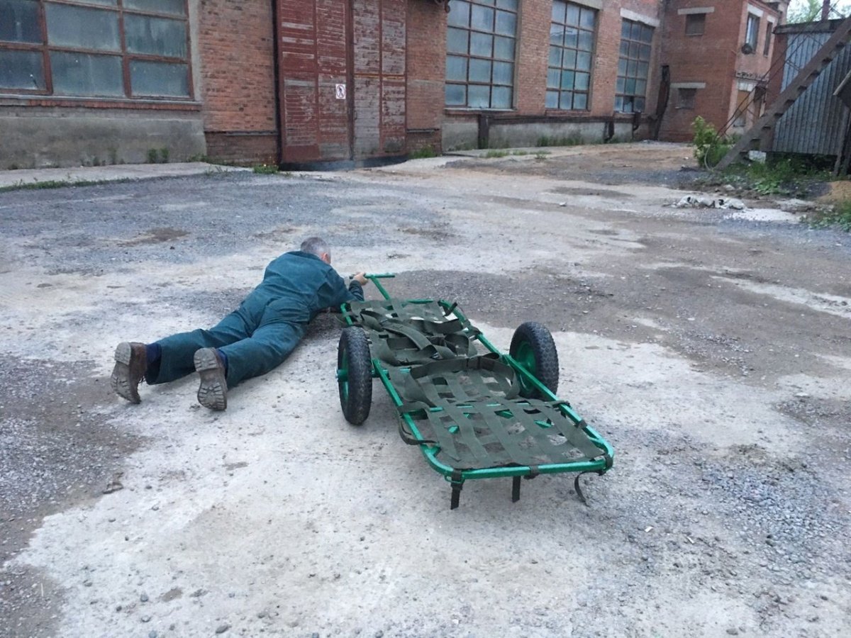 Тактическая эвакуационная тележка