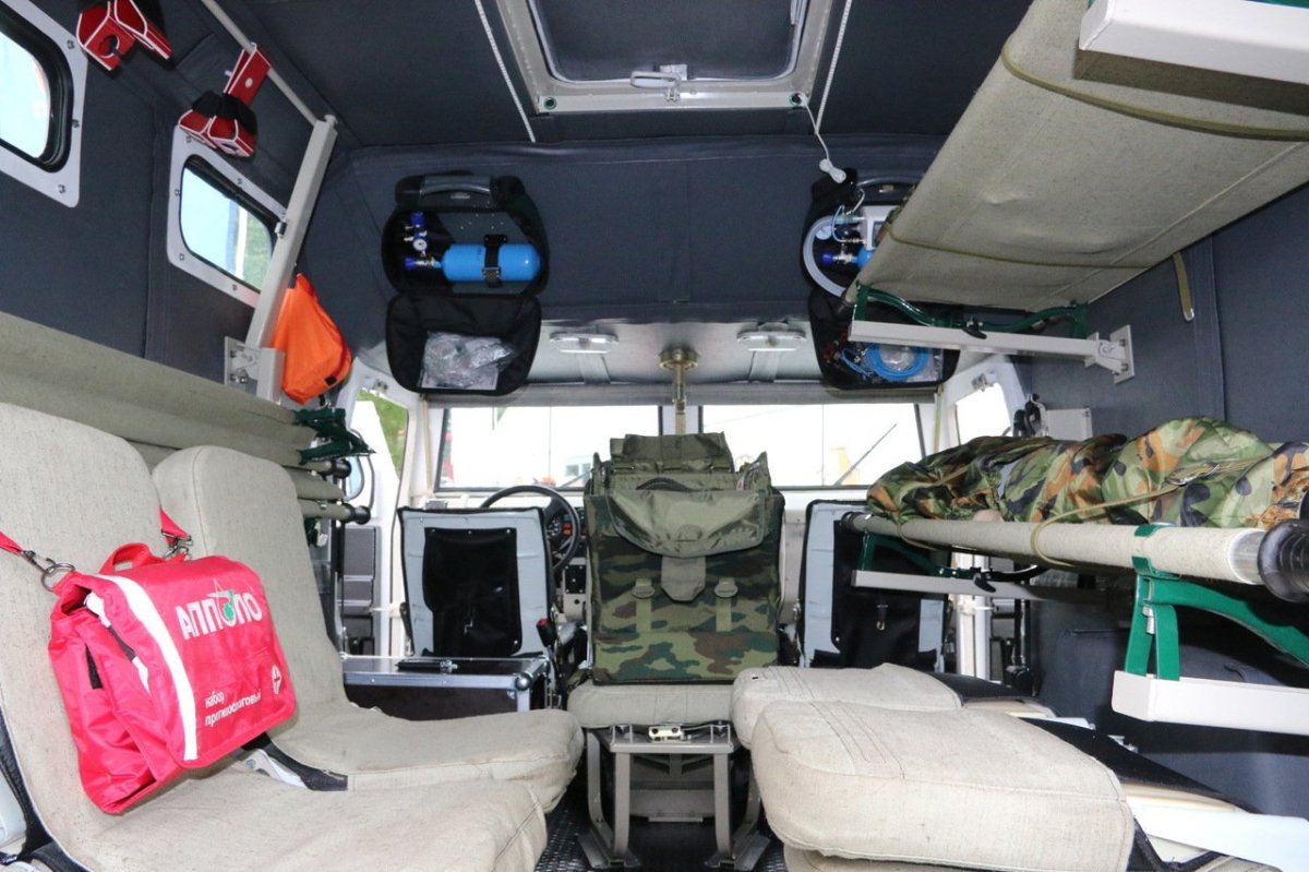 Бронированный медицинский автомобиль тигр Айболит