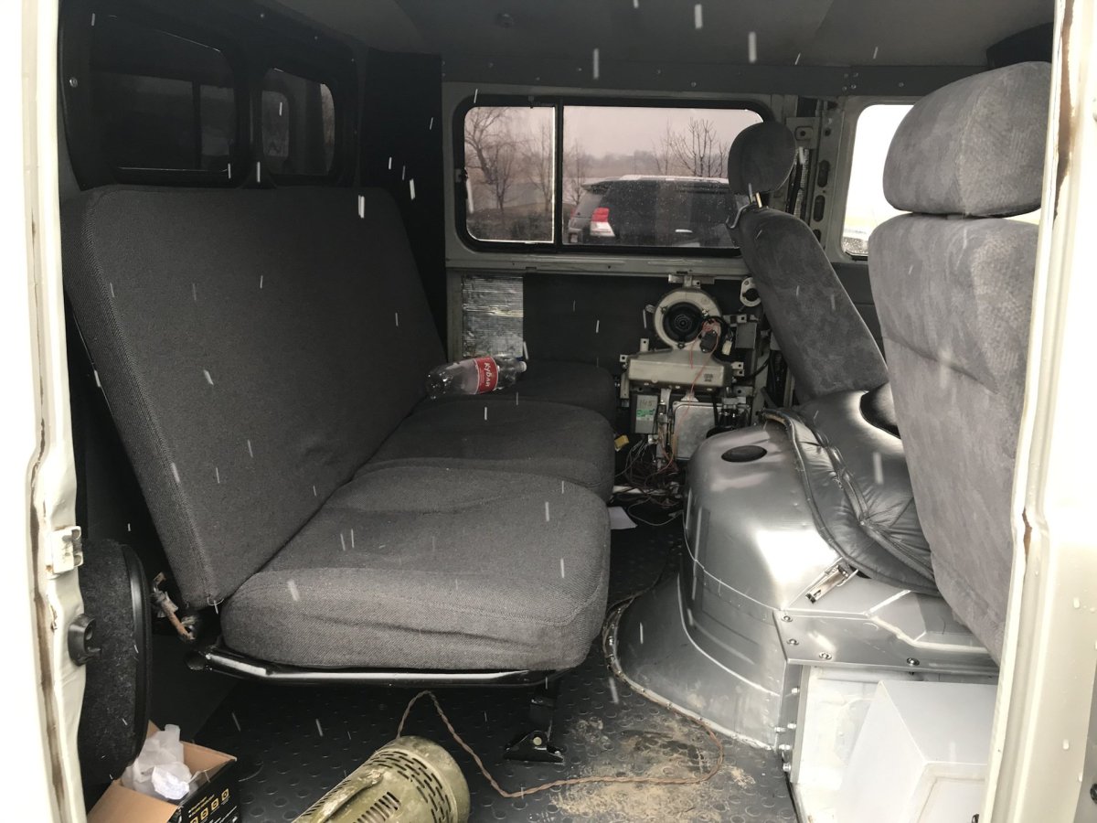 УАЗ фермер 39094 внутри