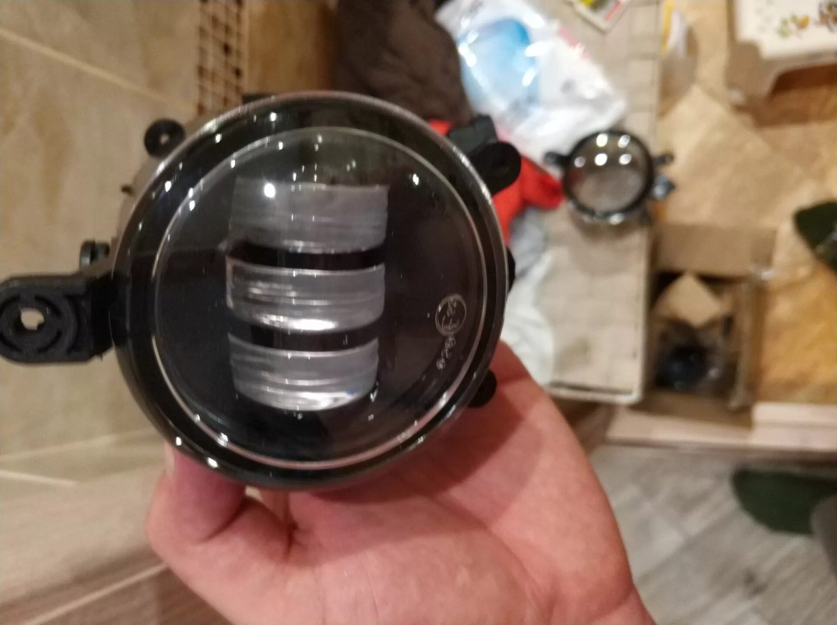 Противотуманные фары led на Hyundai Getz 2007