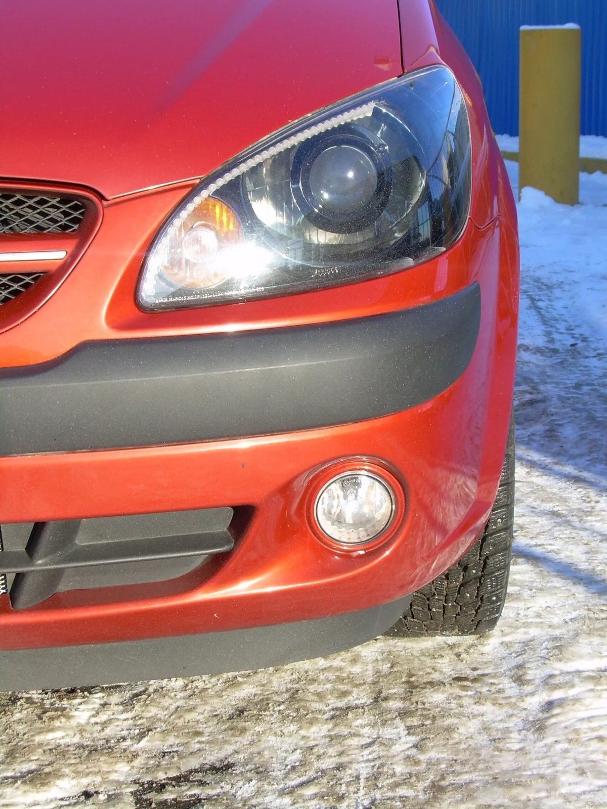 Красный Гетм с ресниуами